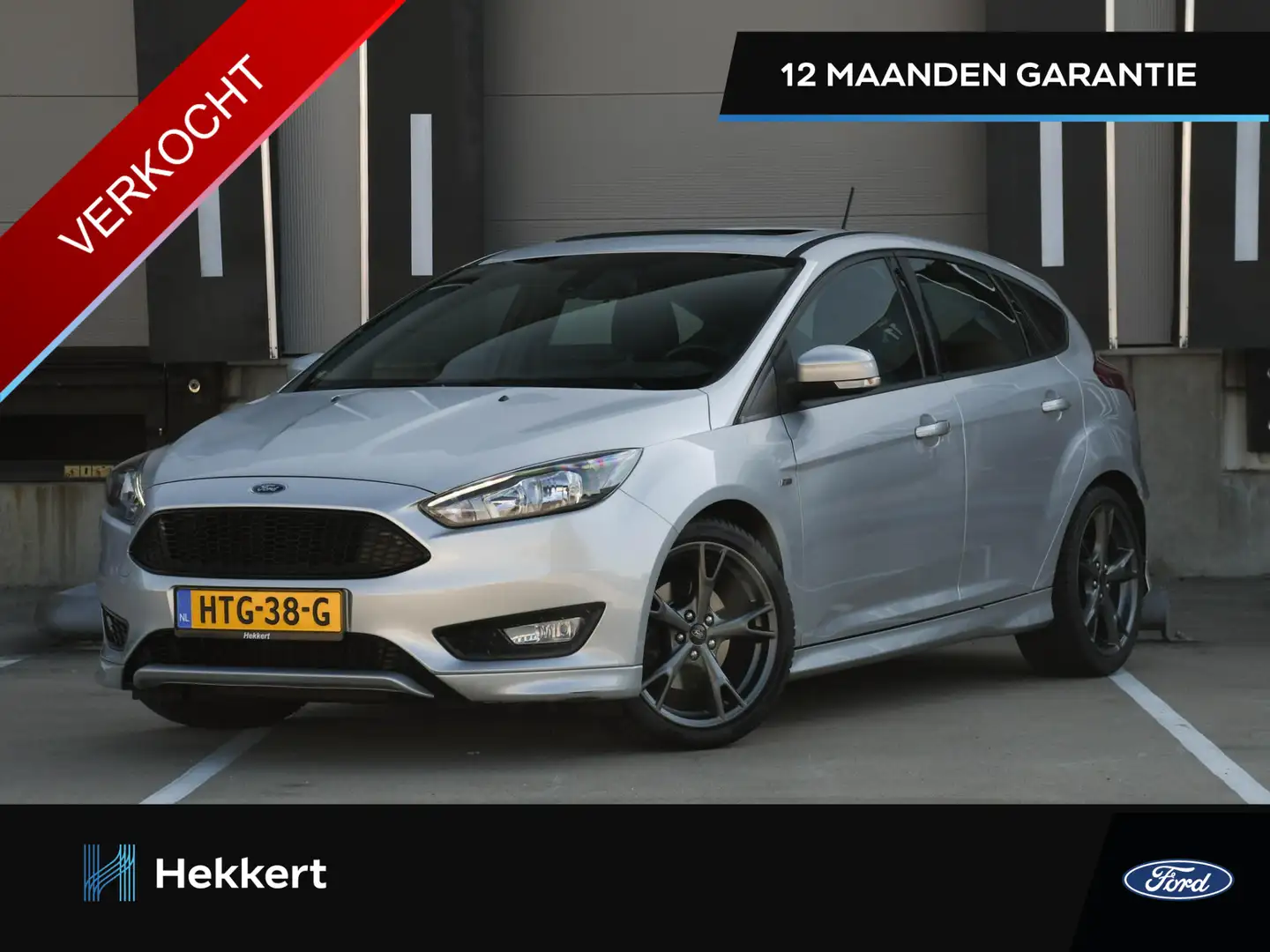 Ford Focus ST-Line 1.5 EcoBoost 150pk SCHUIF/KANTELDAK | 17'' Grijs - 1