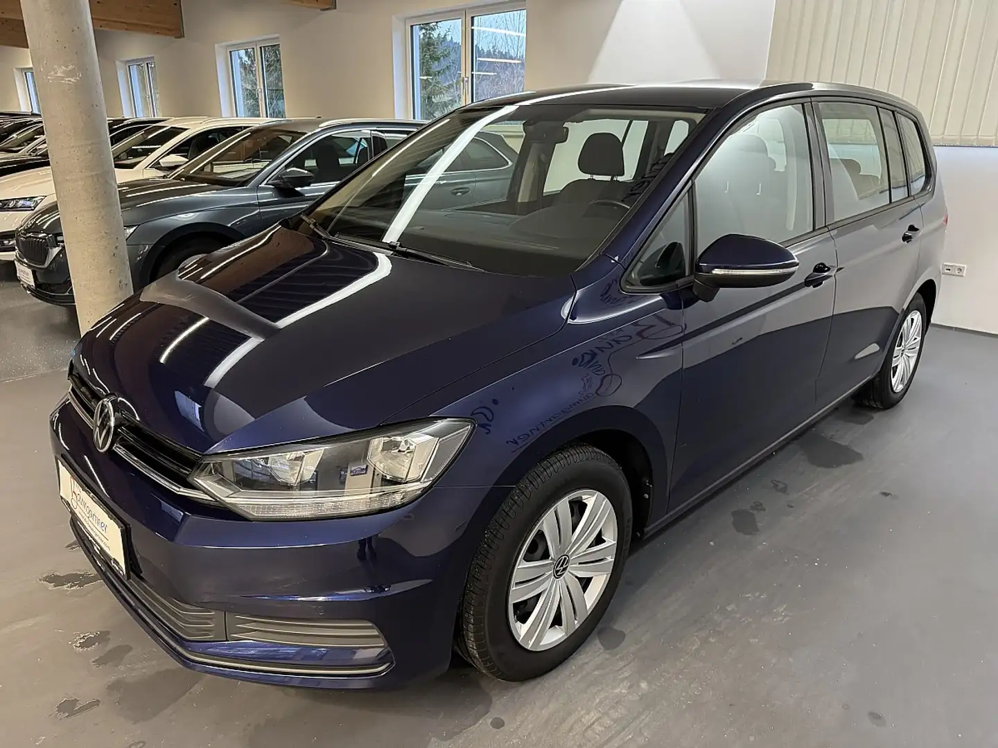 Volkswagen Touran 2,0 TDI 7-Sitze*NAVI*ACC*AHK*PDC vo/hi*Elektris... Blau - 2
