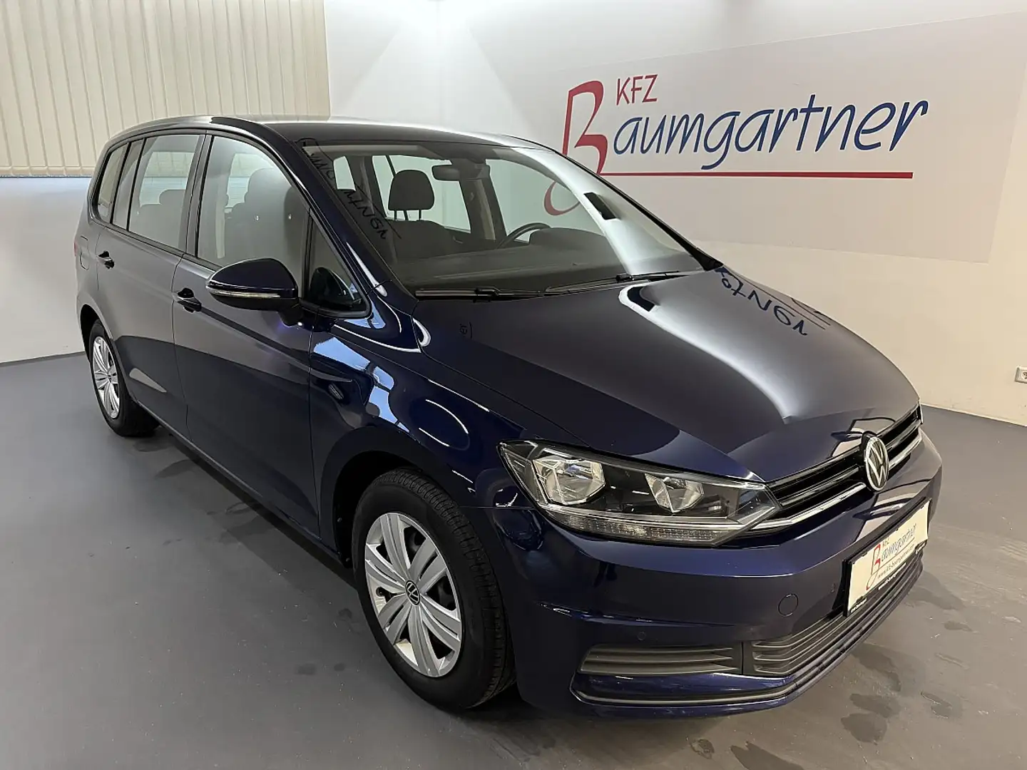 Volkswagen Touran 2,0 TDI 7-Sitze*NAVI*ACC*AHK*PDC vo/hi*Elektris... Blau - 1