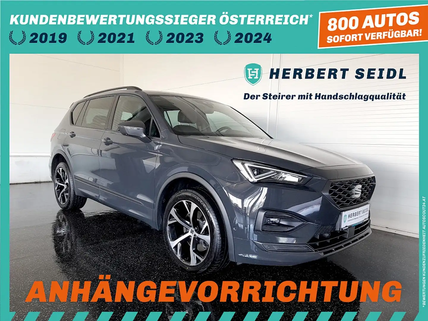 SEAT Tarraco FR-LINE 4x4 2,0 TDI DSG *7-SITZE / STANDHZG / S... Grau - 1