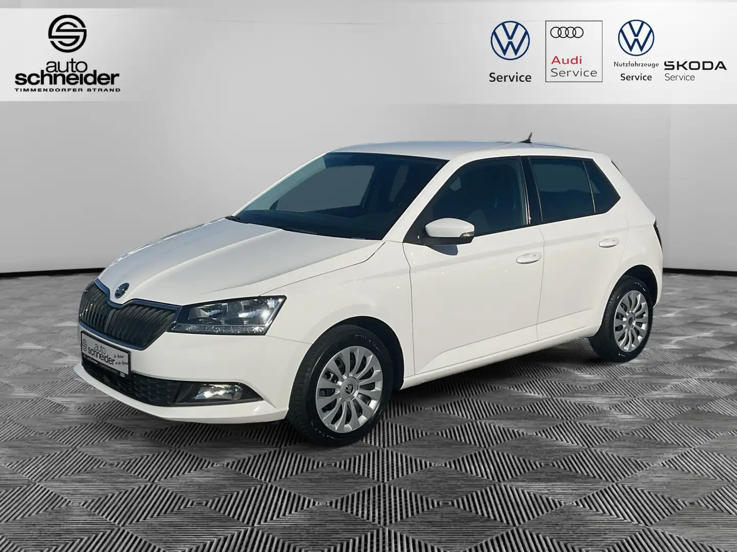 Skoda Fabia 1.0 MPI Ambition Navi Smart-Link Sitzhzg Weiß - 1