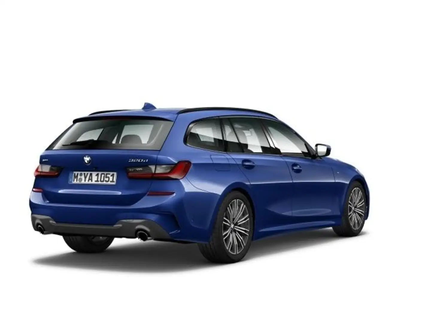 BMW 320 d xDrive Touring M Sport Navi RFK ACC Sitzh. Bleu - 2