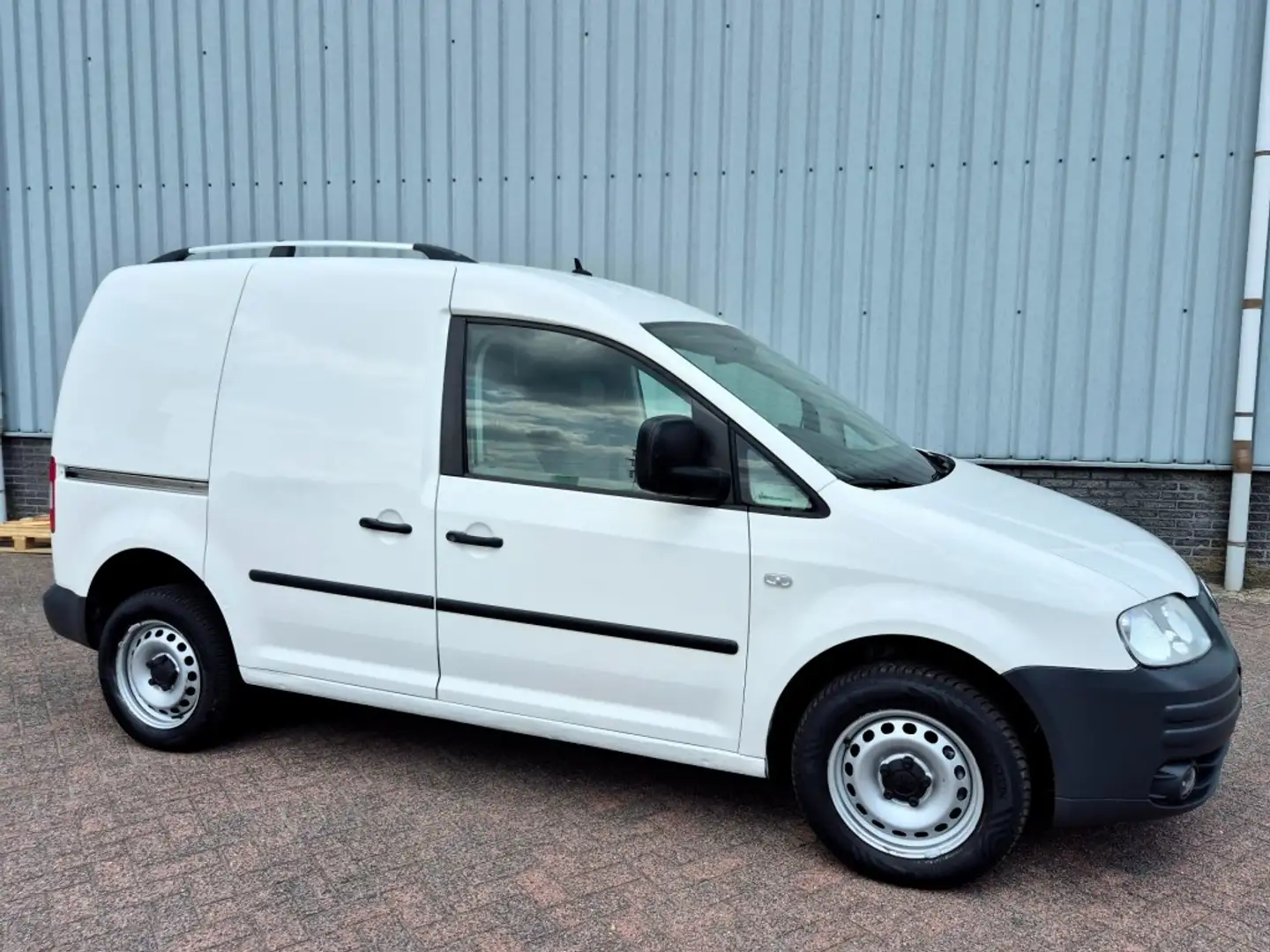 Volkswagen Caddy 2.0 Benzine/CNG Nieuwe APK Airco Weiß - 1
