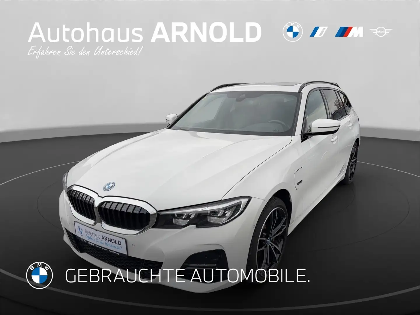 BMW 330 e Touring M Sport Panoramadach Sitzhzg. Blanc - 1