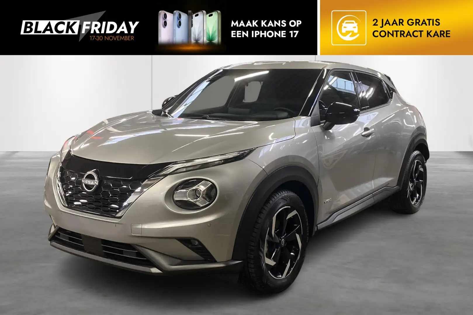 Nissan Juke Hybrid-Aut-Gps-Cam-Carplay Argento - 1