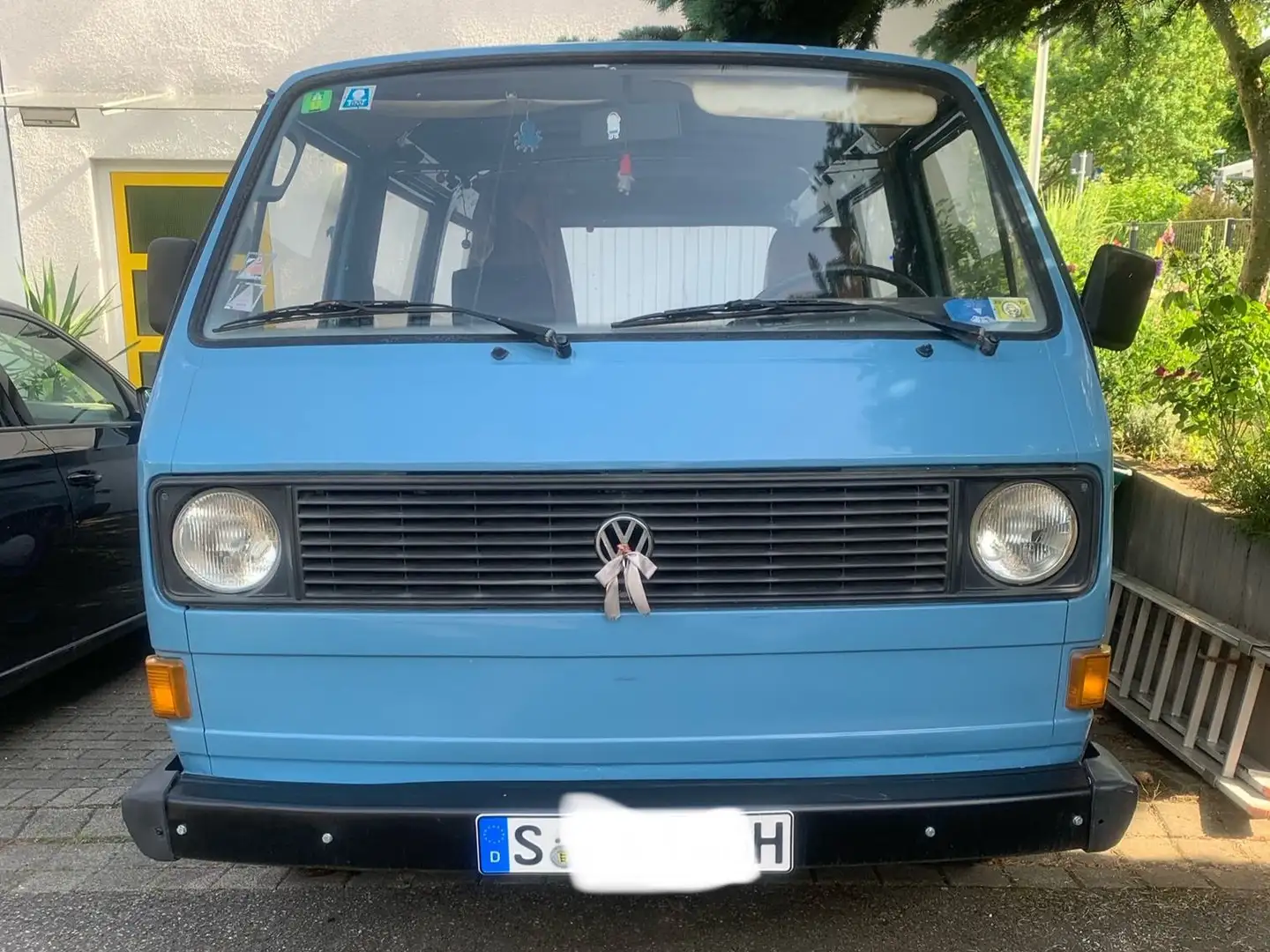 Volkswagen T3 Kombi Bleu - 2