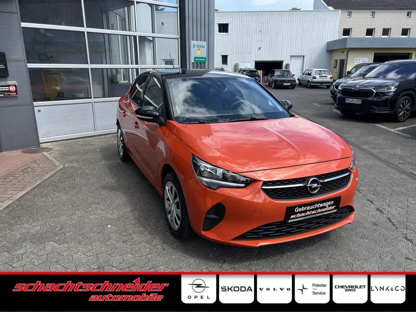 Opel Corsa-e Edition+Kamera+LED+Sitzheiz+Allwetter+ Orange - 1