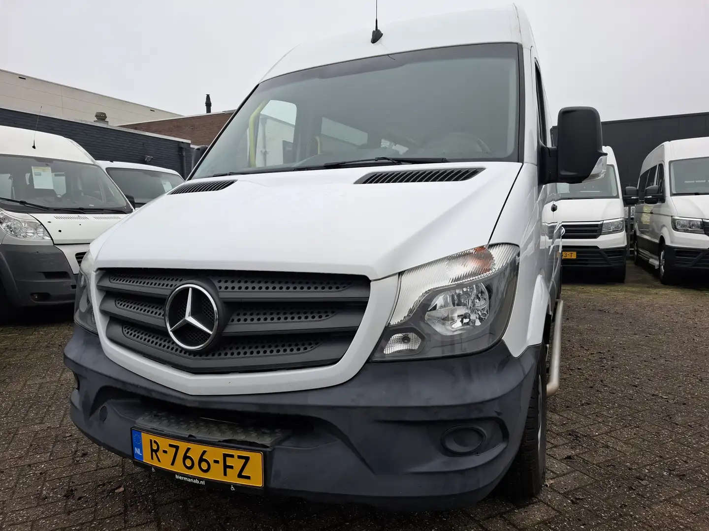 Mercedes-Benz Sprinter 313CDI 9995.- INCL BTW MOTOR KAPOT 9-PERSOONS ROLS Alb - 2