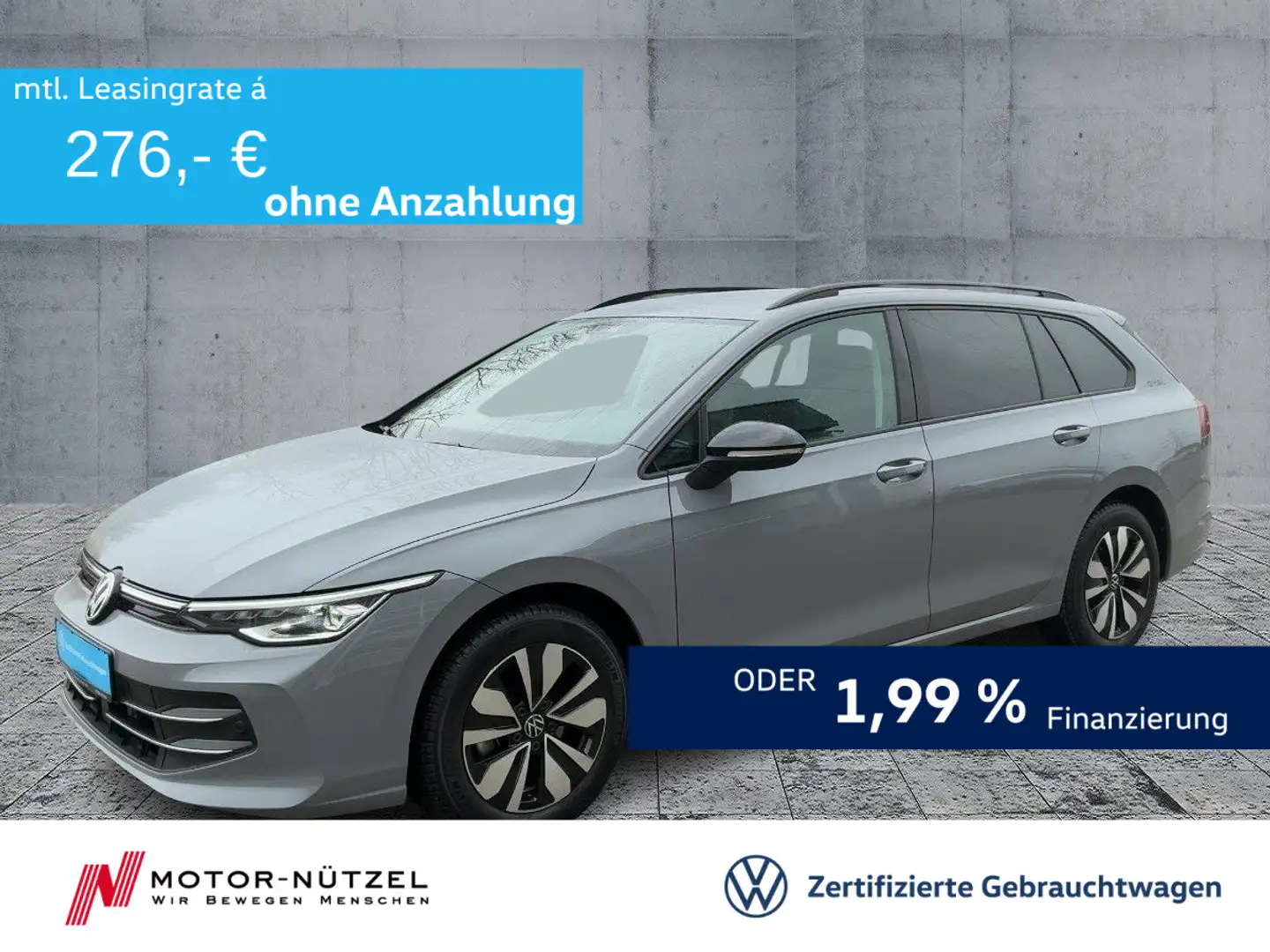 Volkswagen Golf Variant Golf VIII Variant 1.5 TSI GOAL LEDplus+NAVI+AHK Grigio - 1
