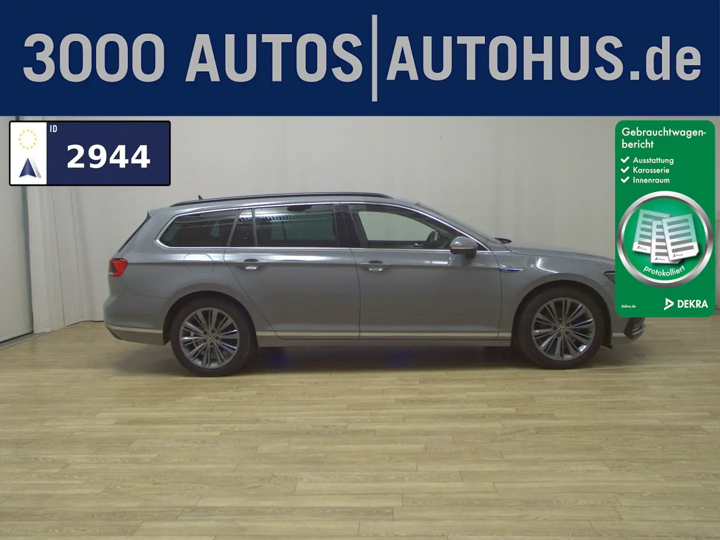 Volkswagen Passat Var. GTE 1.4 TSI Leder Navi RfK ACC Ahk Grau - 1