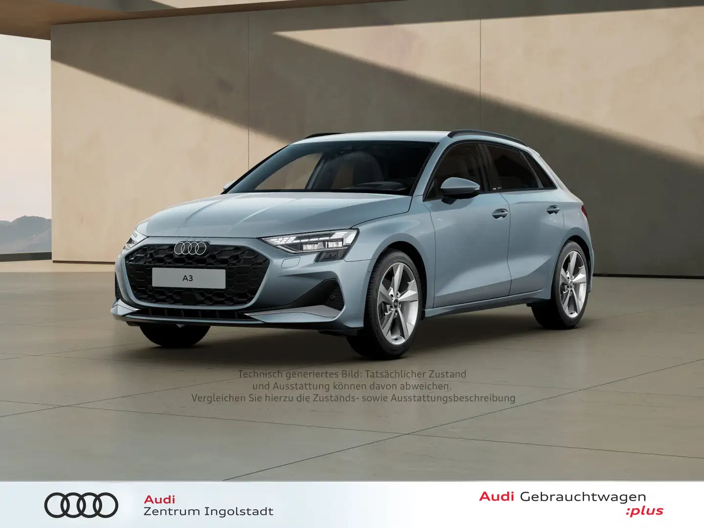 Audi A3 Sportback 30 TFSI LED NAVI ACC HuD SONOS 18" advan Grau - 2