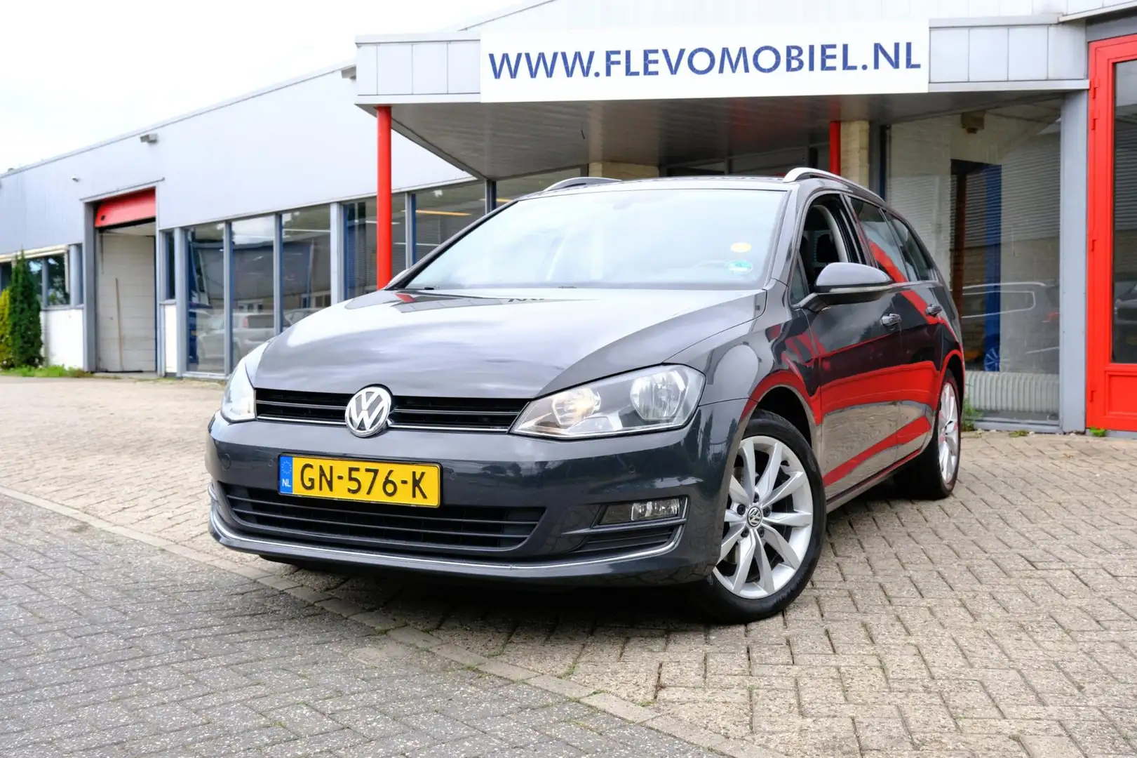 Volkswagen Golf Variant 2.0 TDI 150pk Highline Navi|1e Eig|Half Leder|LMV Grijs - 1
