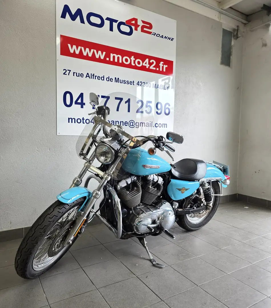 Harley-Davidson Sportster 1200 Bleu - 2