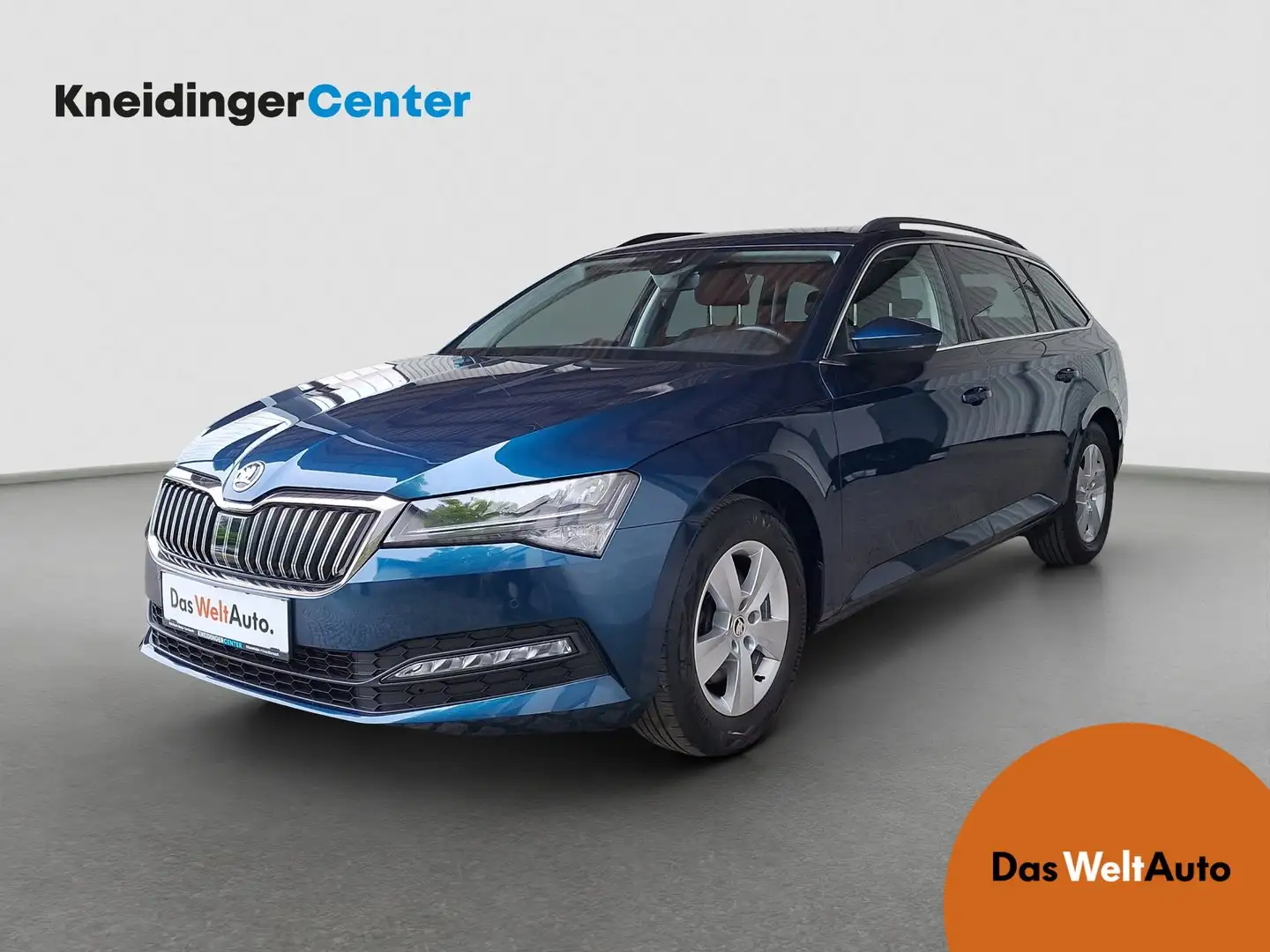 Skoda Superb Ambition TDI DSG Bleu - 1