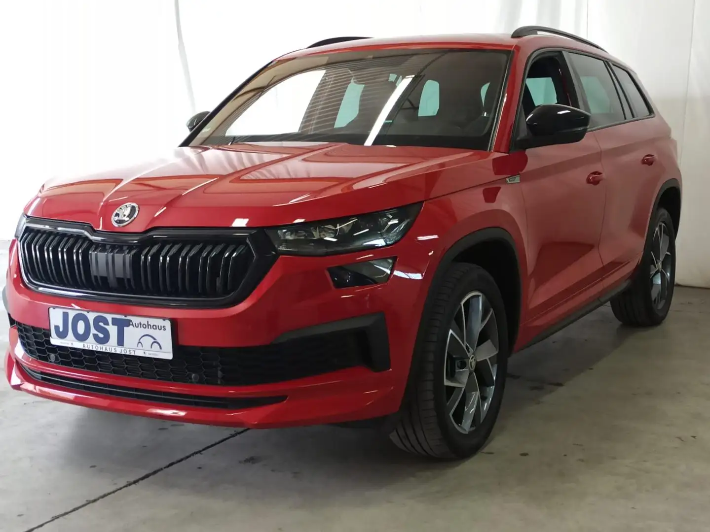 Skoda Kodiaq Sportline 2.0 TDI DSG 4x4 Navi AHK Dig.Cockpit LED Rosso - 1