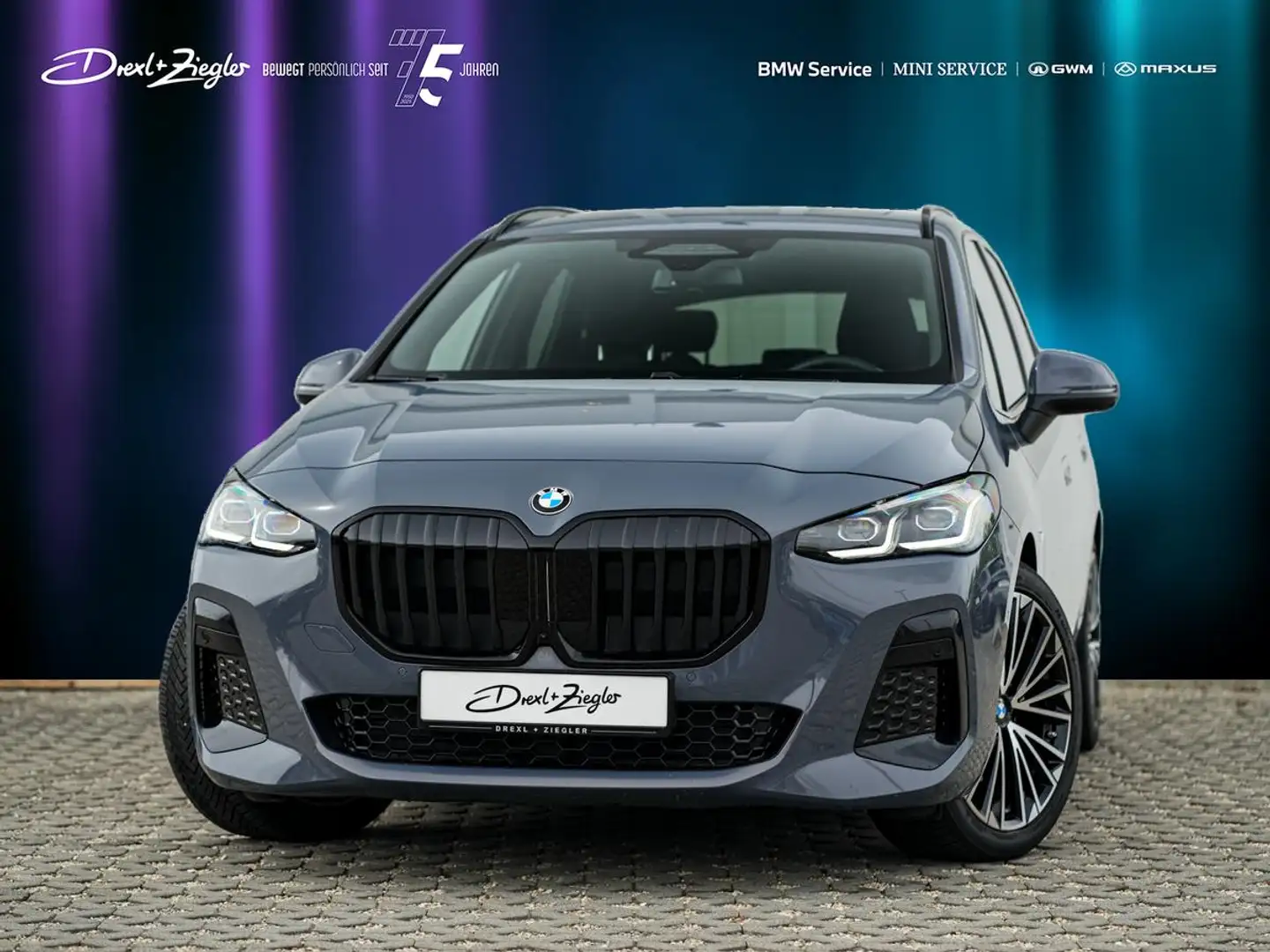 BMW 223 223i Active Tourer M-Sport 19" ACC AHK GSD HuD Šedá - 1