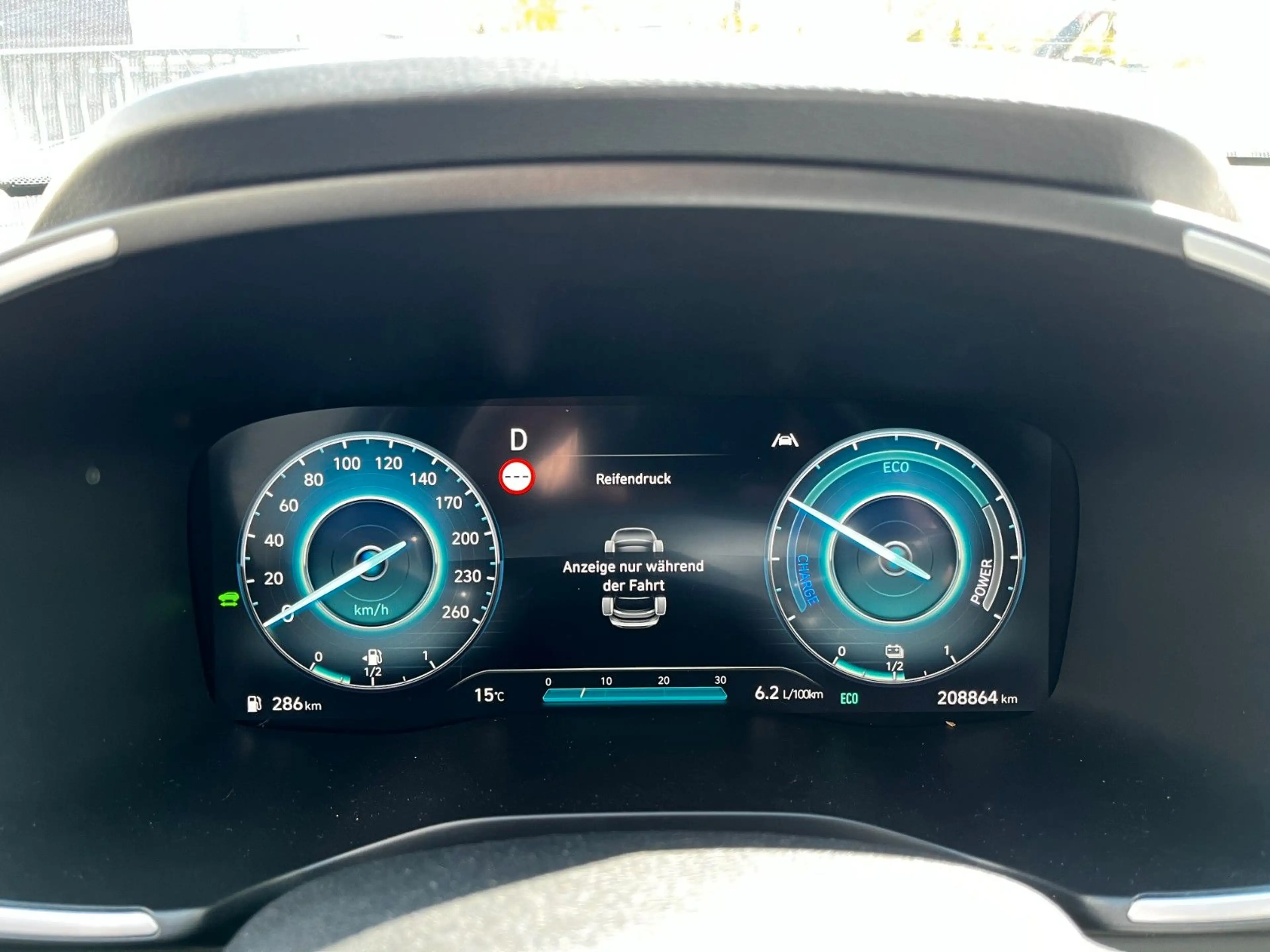 Hyundai SANTA FE Hybrid Prima 4WD/Leder/Navi/360/MWST — photo 15