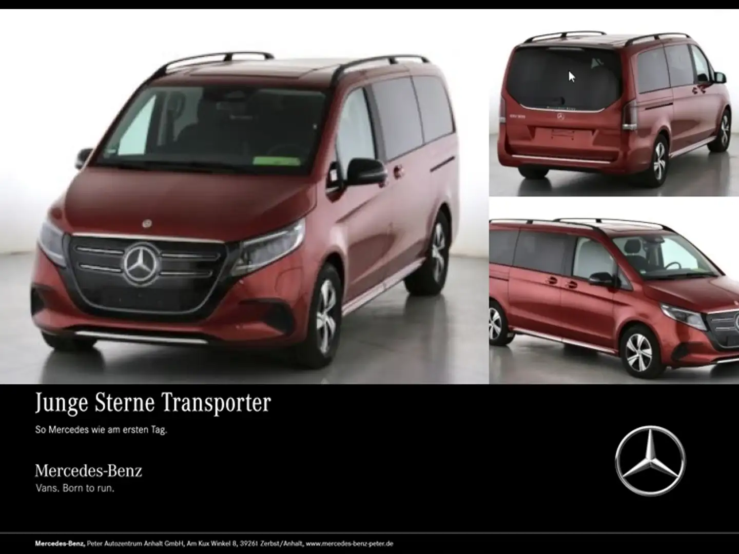 Mercedes-Benz EQV 300 Lang LED+DISTR+Sitze elektrisch Red - 1