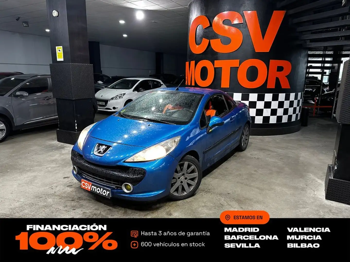 Peugeot 207 CC 1.6 HDI 110 FAP Azul - 1