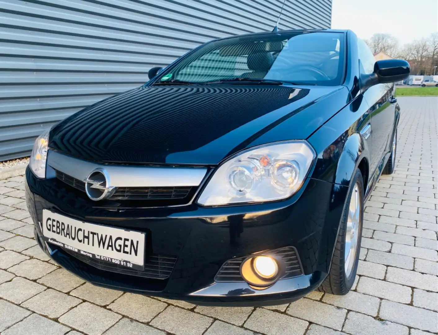 Opel Tigra Twin Top Sport*Klima*Teilleder*Euro4 Fekete - 1