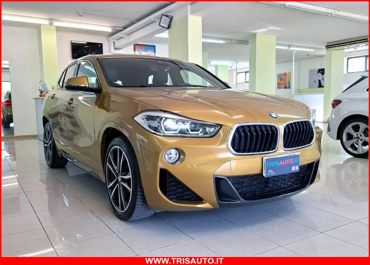 BMW X2 sDrive18d 2.0 M sport (FULL LED+PELLE+NAVI) Giallo - 1