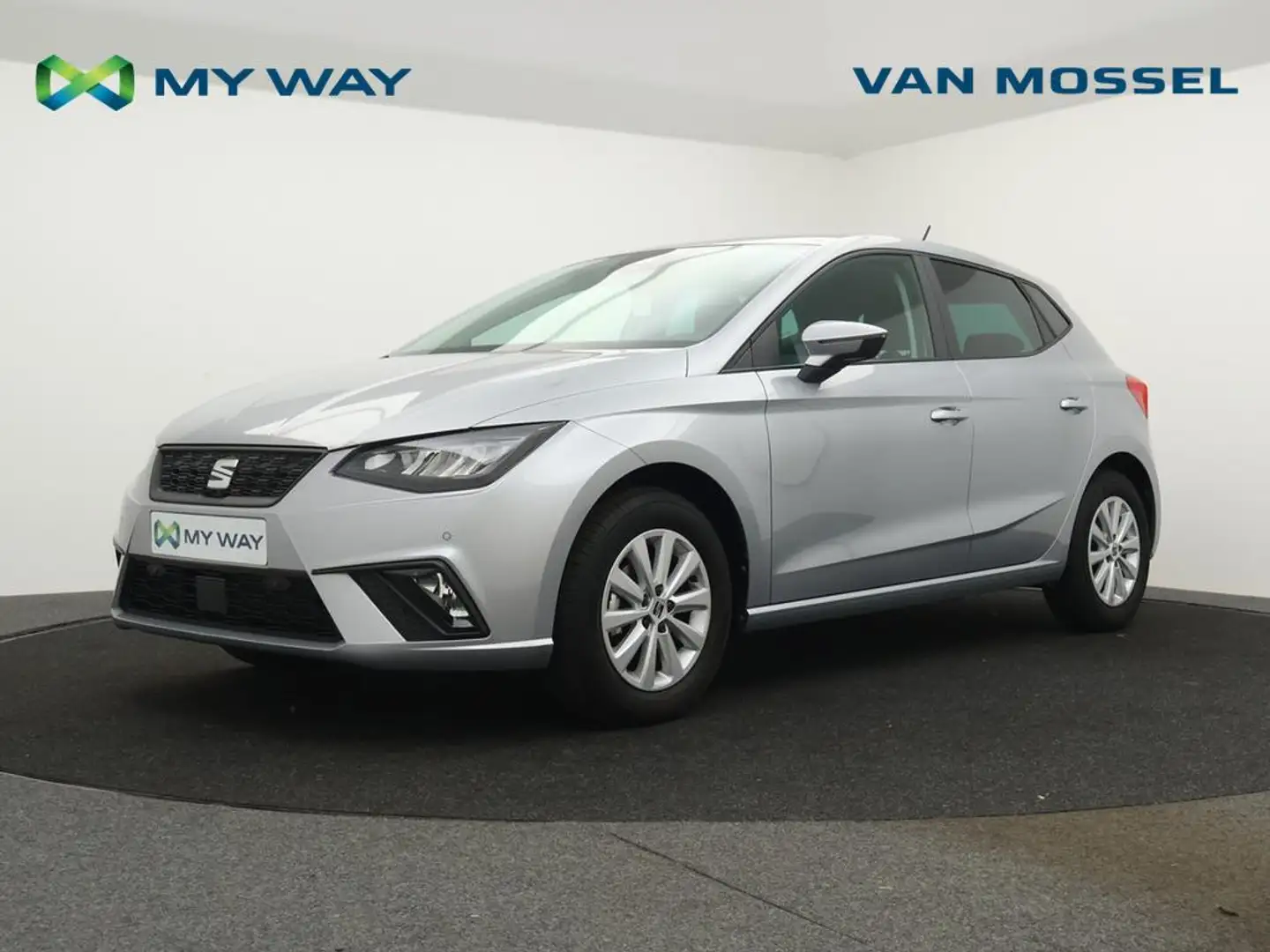SEAT Ibiza Ibiza Move! 1.0MPI 80pk *APP CONNECT*BLTH*CRUISE* Srebrny - 1