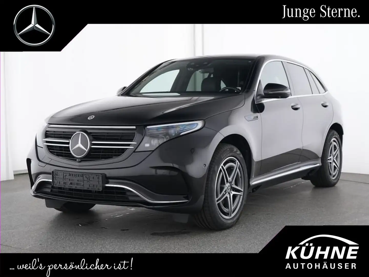 Mercedes-Benz EQC 400 400 4M AMG+Distro+SHD+360+Sound+Fahrassisten Noir - 1