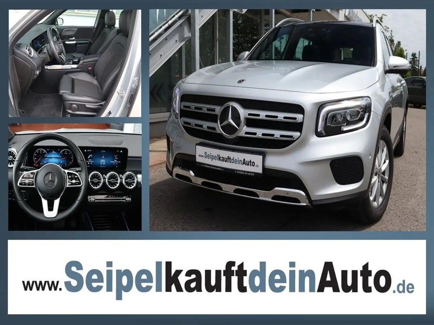 Mercedes-Benz GLB 220 d 4Matic*AHK*KAMERA*LED*SPORTSITZ*NAVI* Argintiu - 1