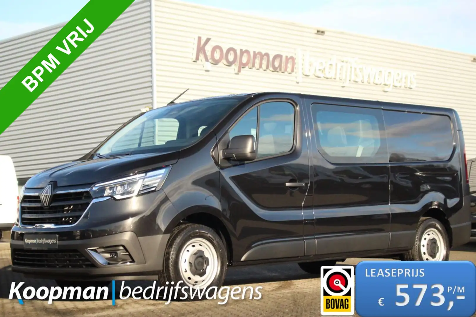 Renault Trafic 2.0dCi 150pk T30 L2H1 DC | 6-Zits | Carplay/Androi Nero - 1