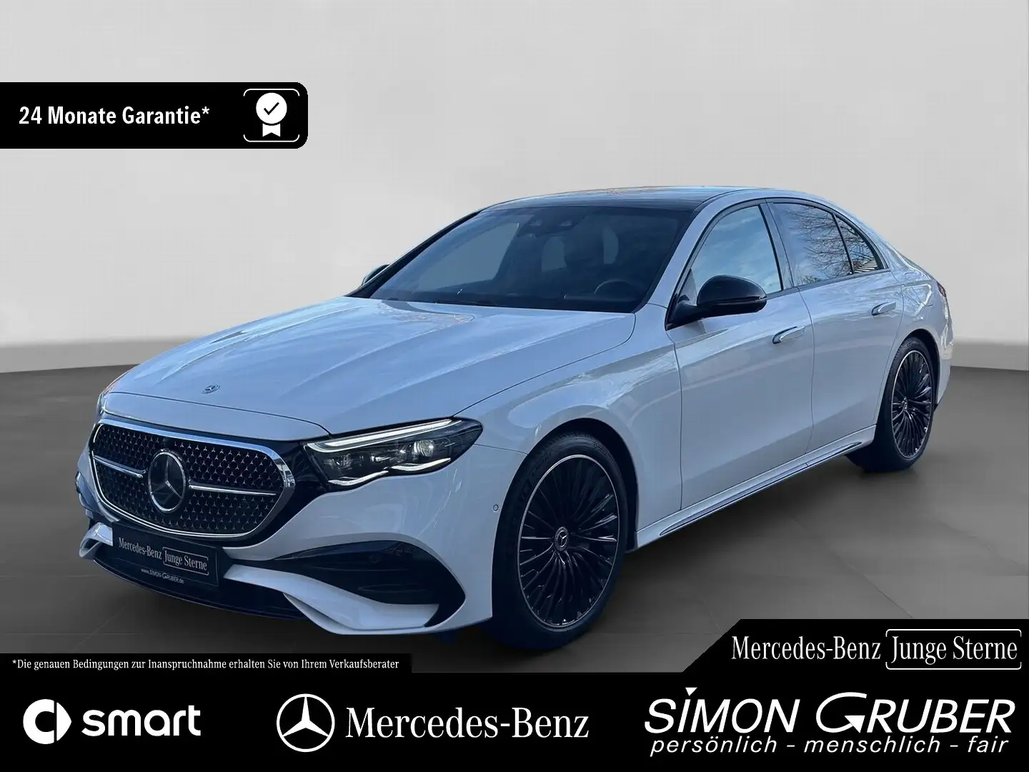 Mercedes-Benz E 400 e 4M AMG Pano Superscreen Airmatic Burm Blanc - 1