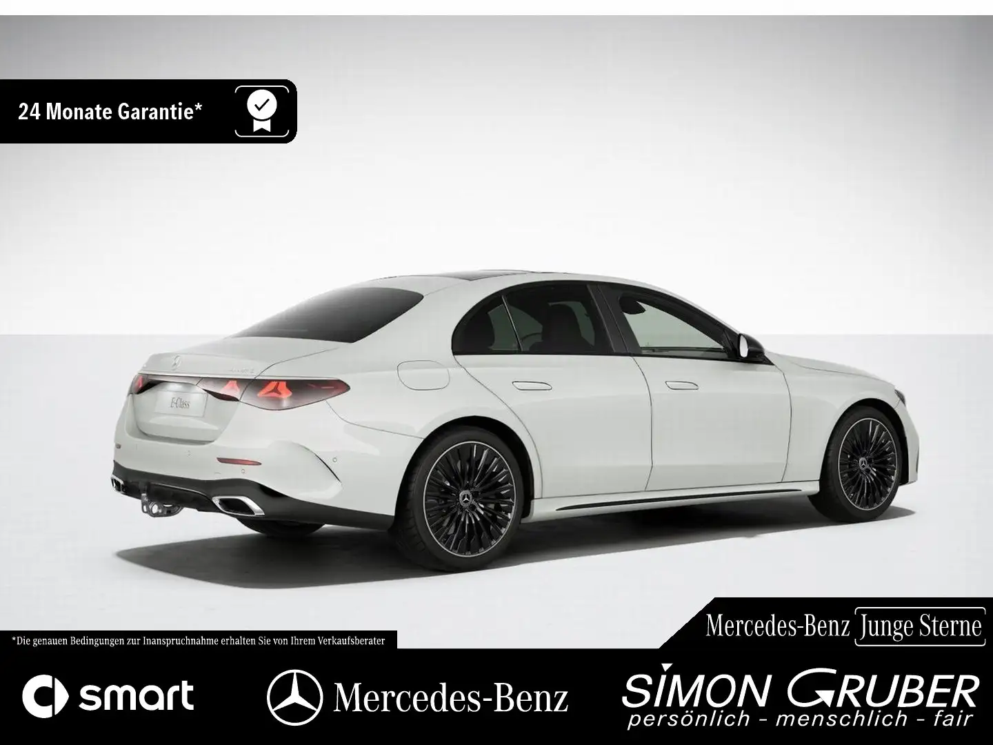 Mercedes-Benz E 400 e 4M AMG Pano Superscreen Airmatic Burm Weiß - 2