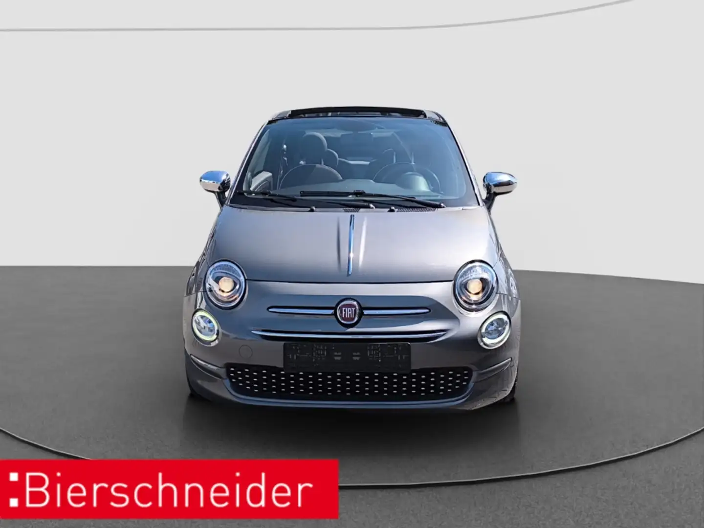 Fiat 500C 1.0 Hybrid Lounge NAVI KLIMAAUT PDC Gris - 2