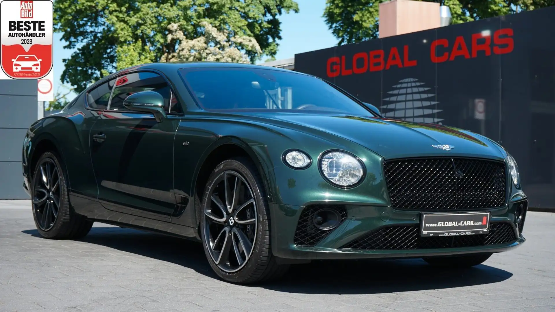 Bentley Continental GT CONTINENTAL GT V8*PANO*STITCHING*MATRIX* Vert - 1