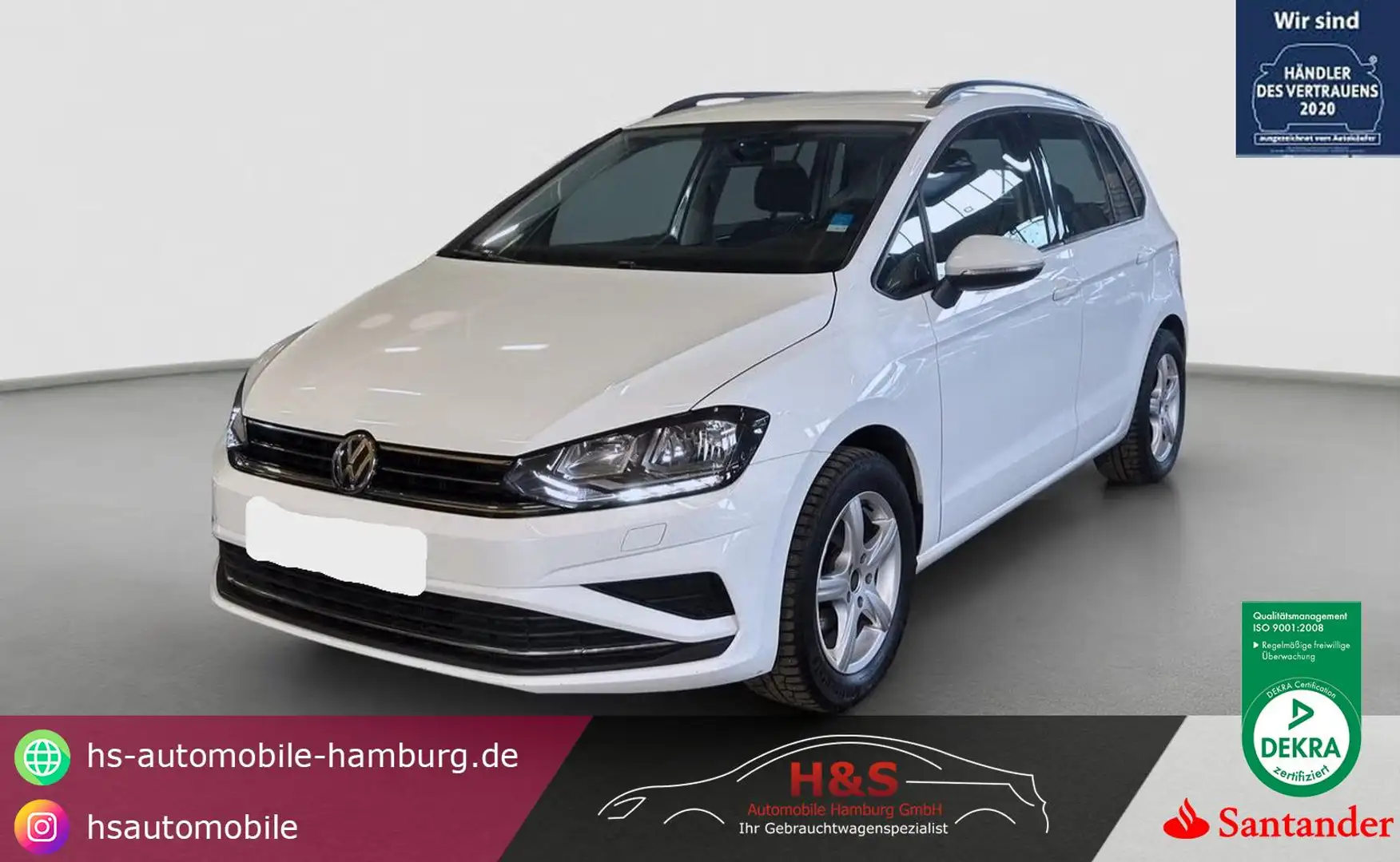Volkswagen Golf Sportsvan 1.0 TSI DSG Comfortline *KAMERA/CARPLAY* Blanc - 1