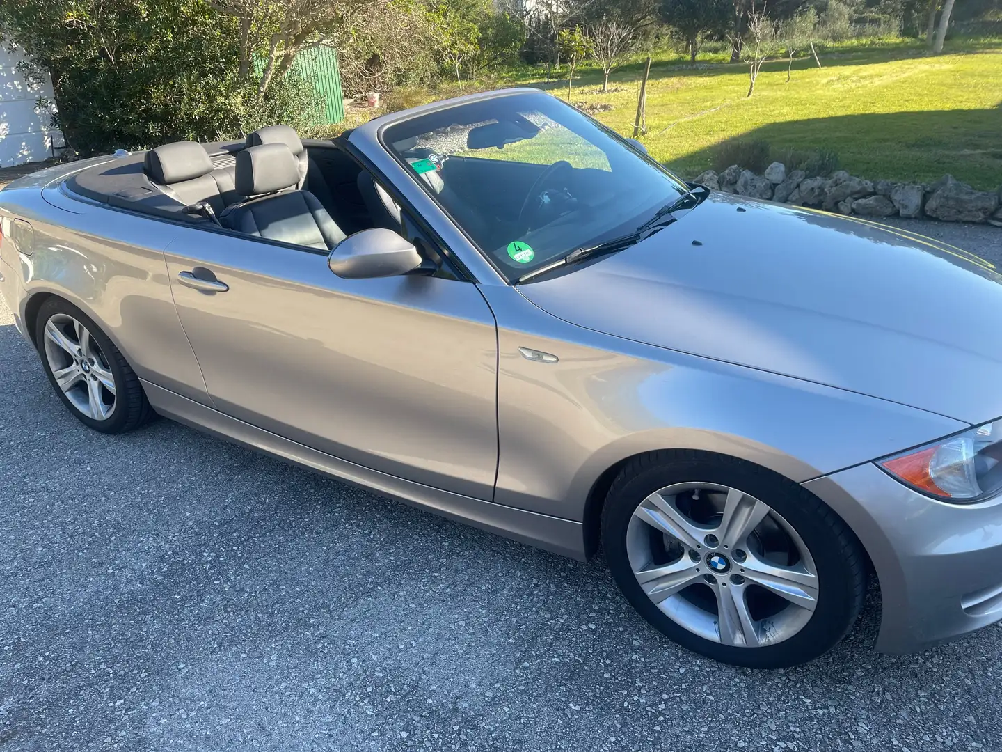 BMW 128 128i cabrio Plateado - 1