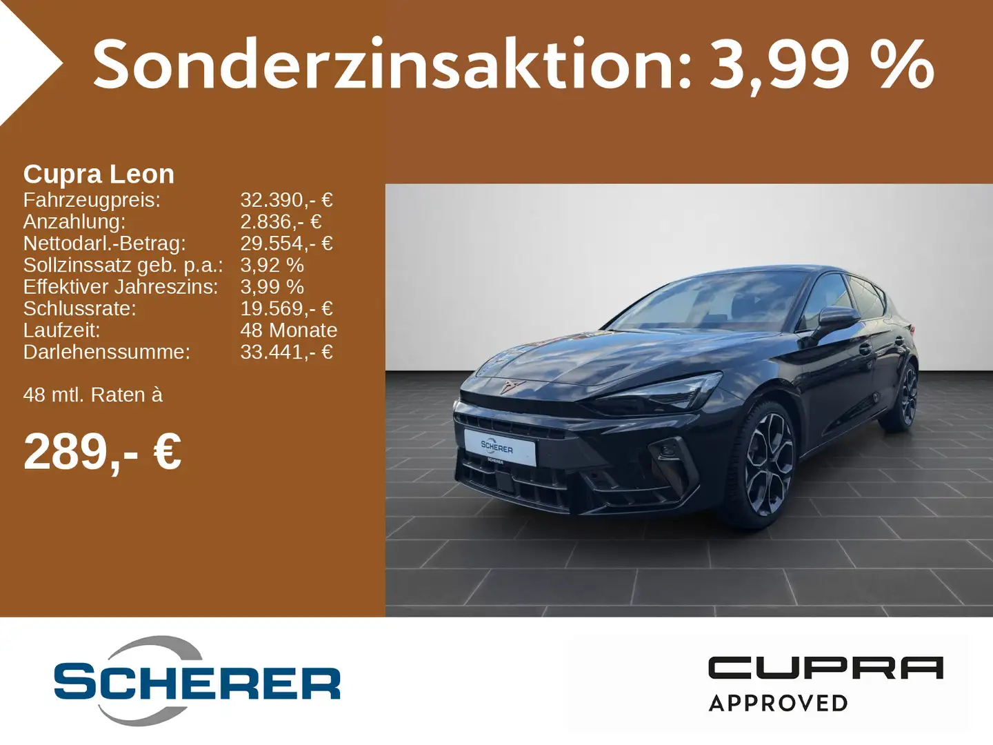 CUPRA Leon 2.0 TDI NAVI KAMERA ACC Negro - 1