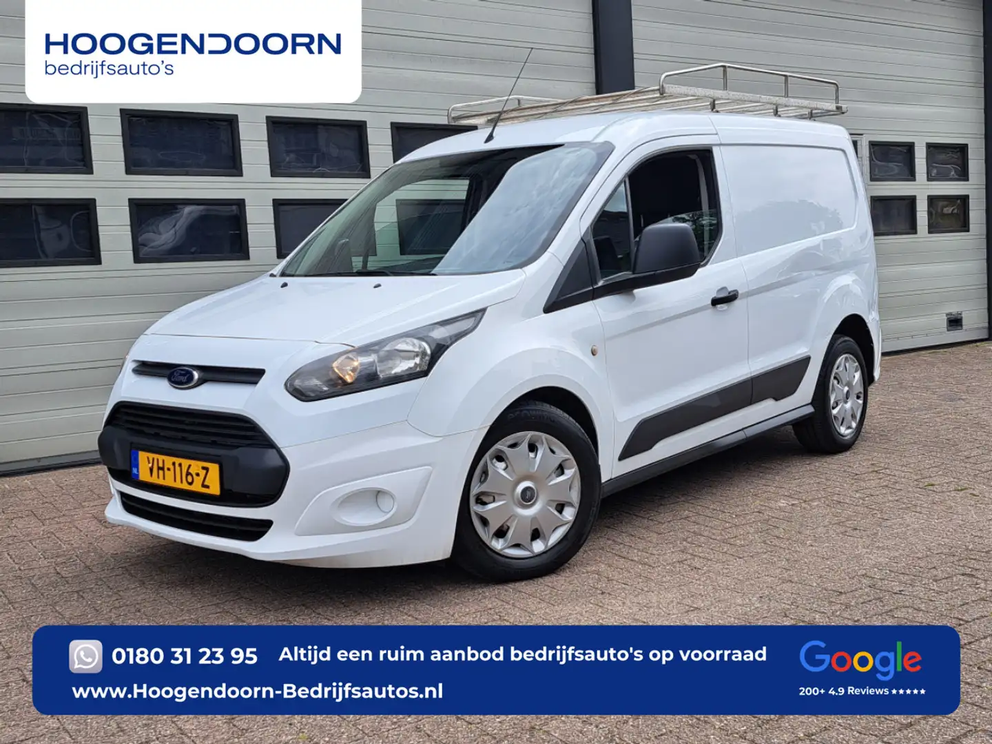 Ford Transit Connect 1.6 TDCI 75pk - Imperiaal - Trekhaak - Airco Wit - 1