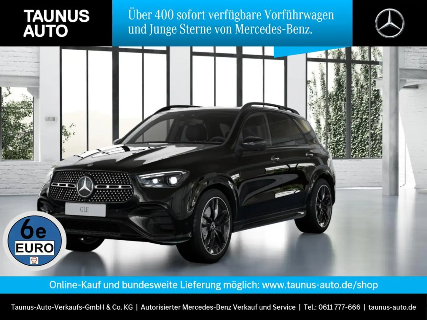 Mercedes-Benz GLE 450 AMG-DISTRONIC-AHK-PANO-HUD-UVP 122.500,- Schwarz - 1