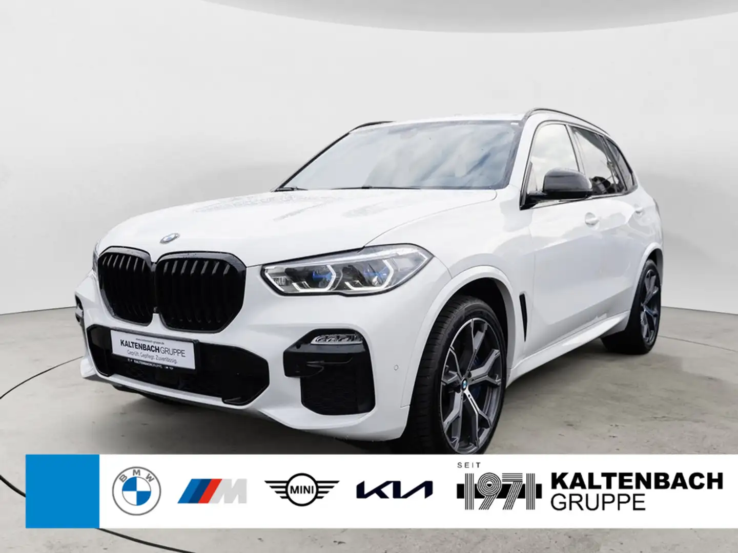 BMW X5 M 50d AHK HUD 360° LASER LED STANDHZ NAVI Blanc - 1