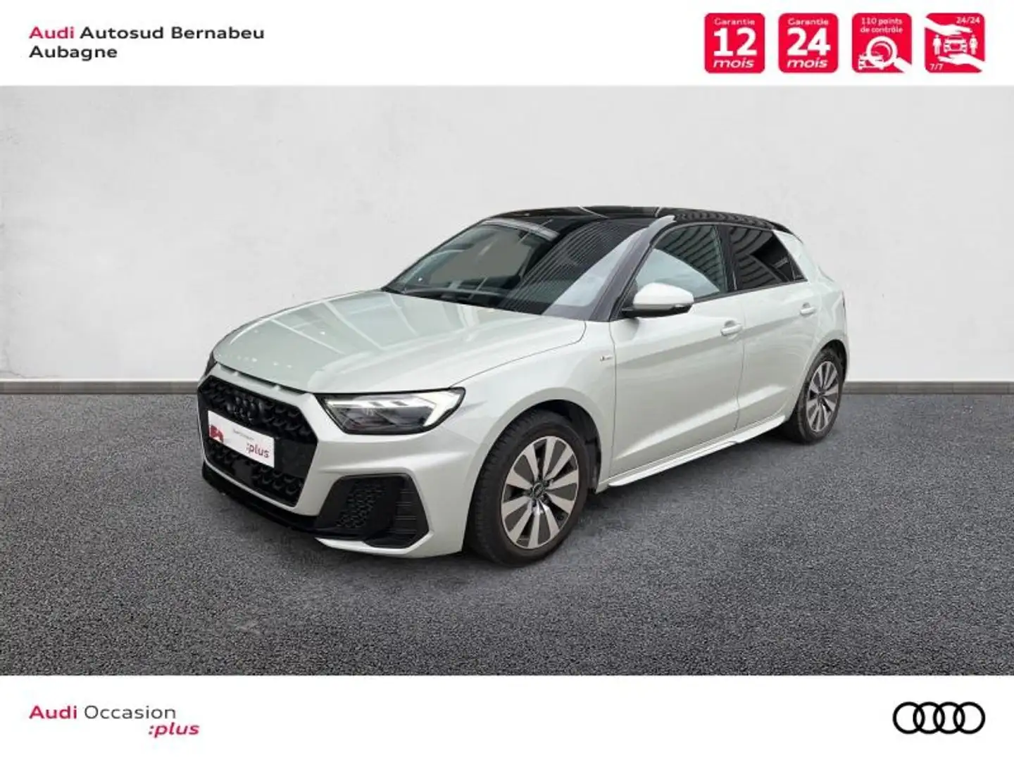 Audi A1 25 TFSI 95ch S line S tronic 7 Argent - 1