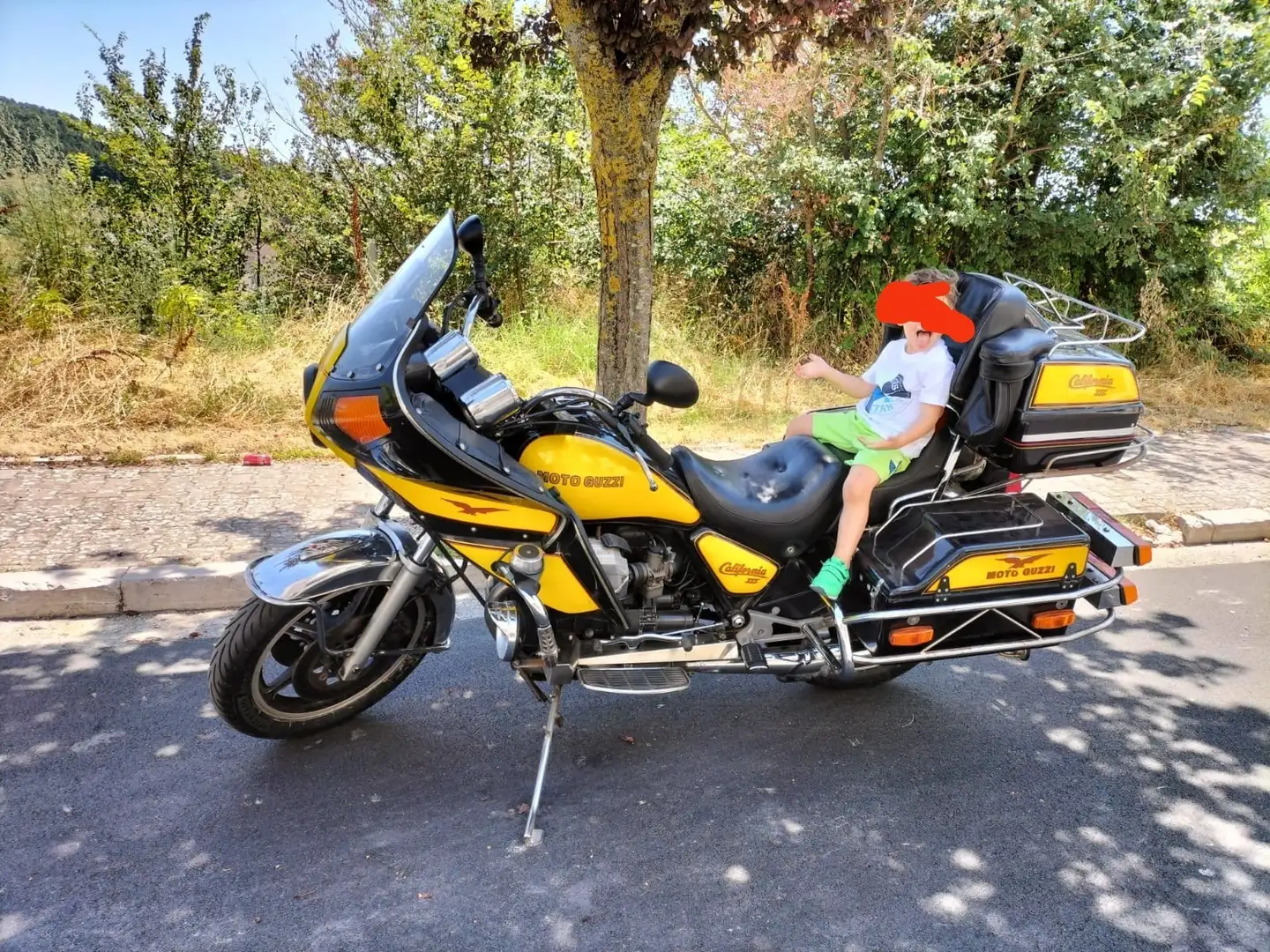 Moto Guzzi California 1000 turismo Jaune - 2