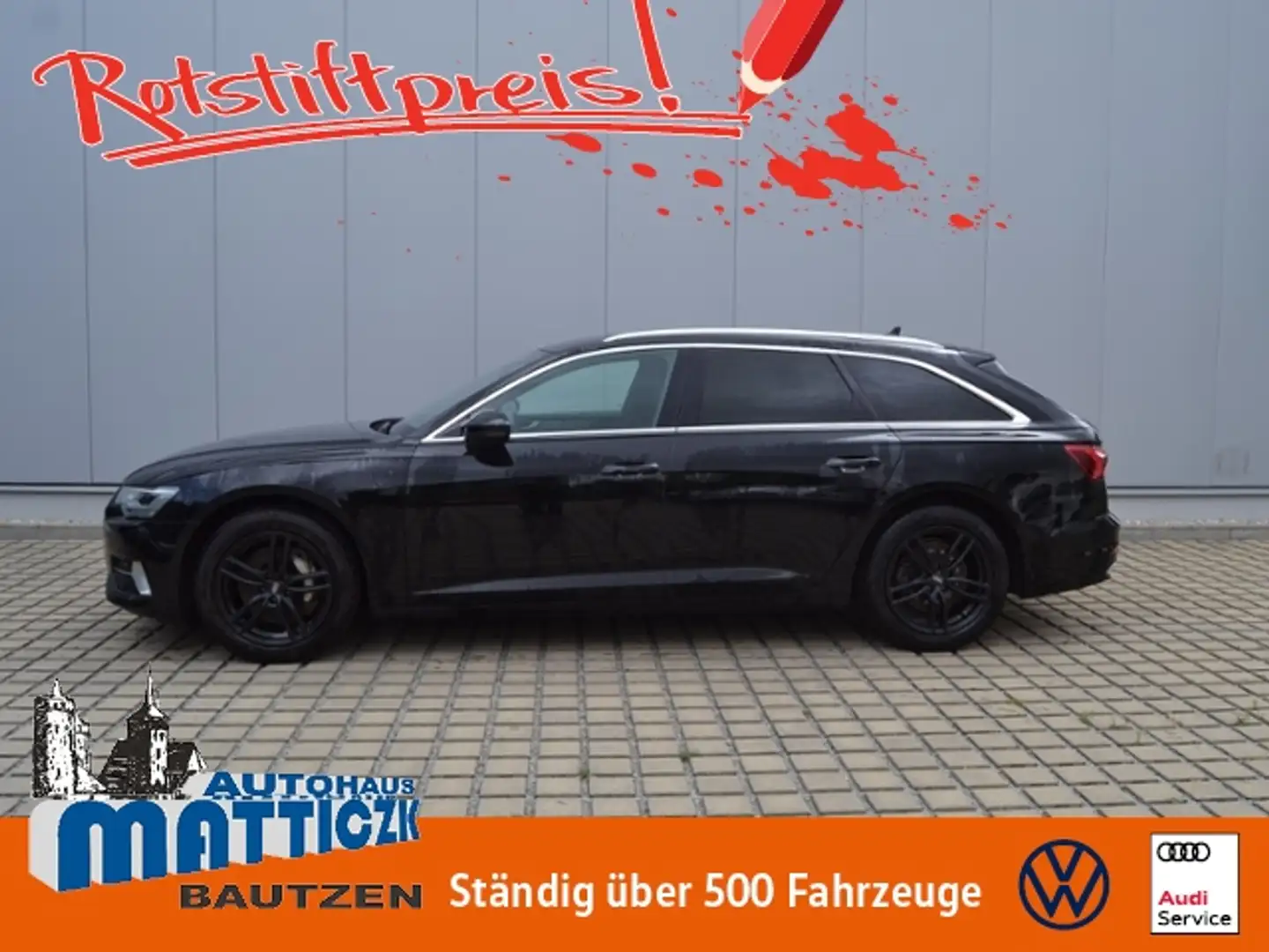 Audi A6 Avant Sport 45 TDI quattro AHK/LED/18-ZOLL/NAVI+V Noir - 1