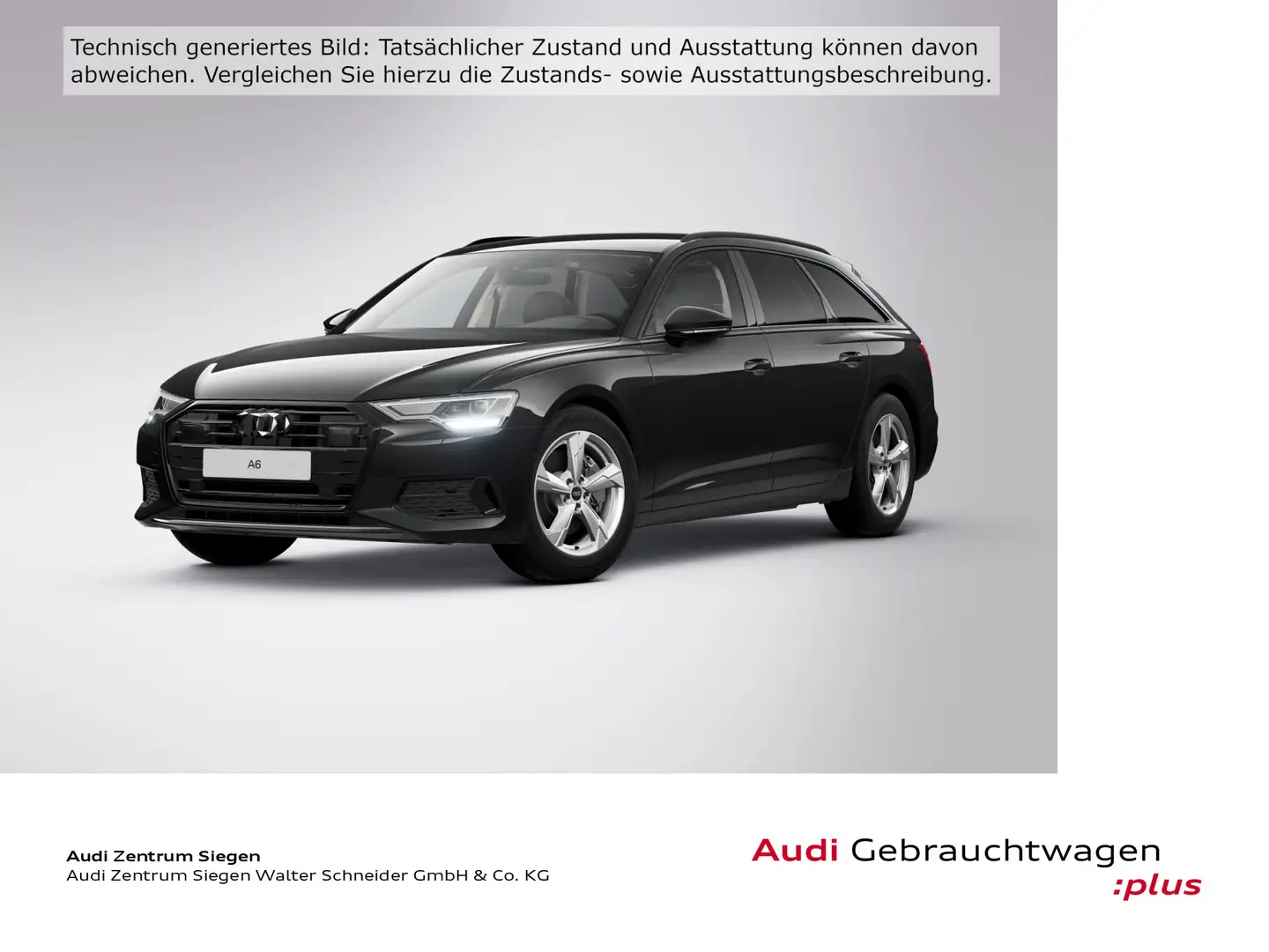 Audi A6 45 TFSI sport ACC Leder Optik schwarz Schwarz - 1