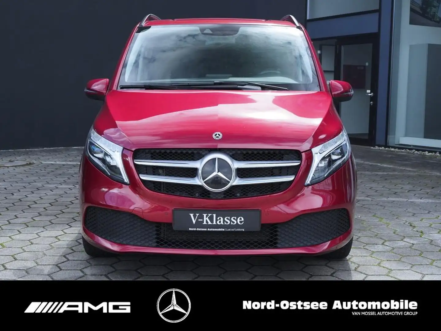 Mercedes-Benz V 300 LANG DISTRONIC AHK LED NAVI DAB SHZ PDC Rouge - 2