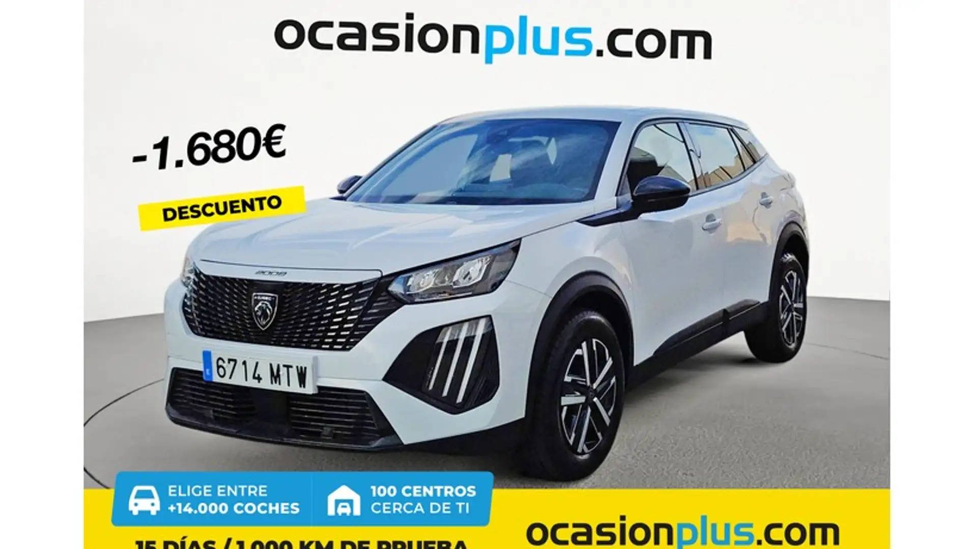 Peugeot 2008 1.2 PureTech S&S Active 100 Weiß - 1