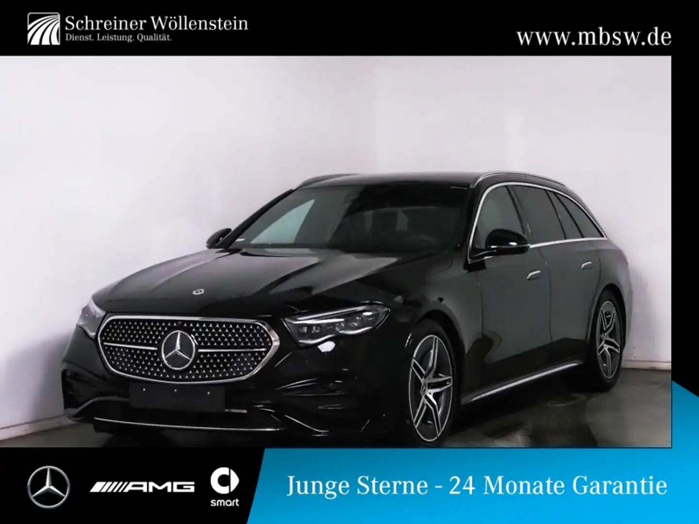 Mercedes-Benz E 220 d T AMG-Adv+*AHK*DigitalLight*360*DISTR*KG Schwarz - 1
