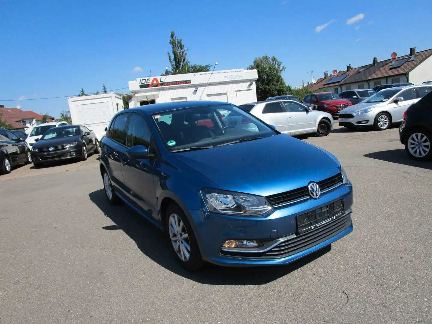 Volkswagen Polo V 1.4 TDI Lounge BMT *AHK*PDC*KLIMAAUT* Blauw - 2