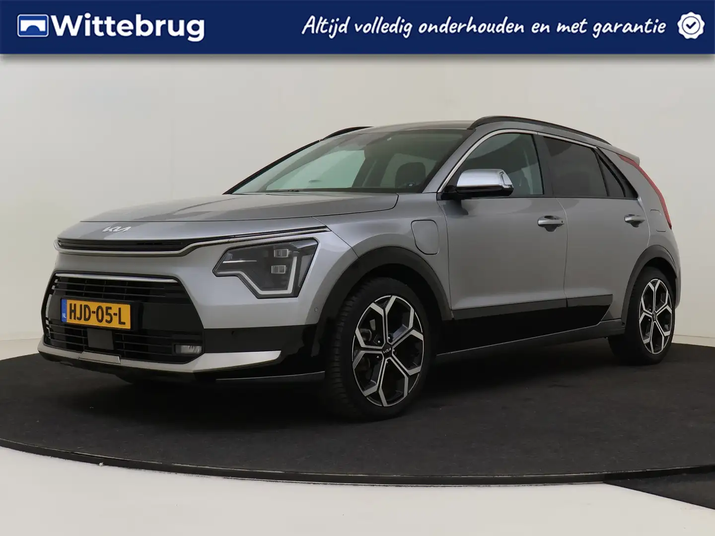 Kia Niro 1.6 GDi PHEV DynamicLine NAVIGATIE | HALF LEDER | Grau - 1