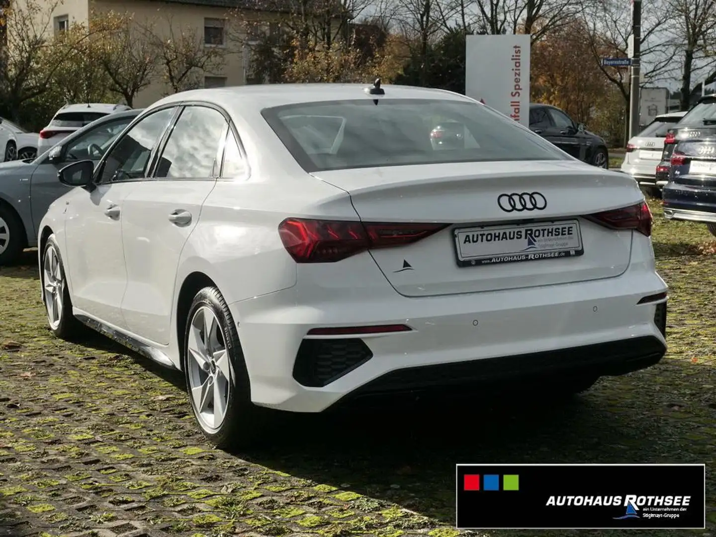 Audi A3 Limousine S-line 35TDI AHK+HUD+MATRIX+NAVI+VC Blanc - 2