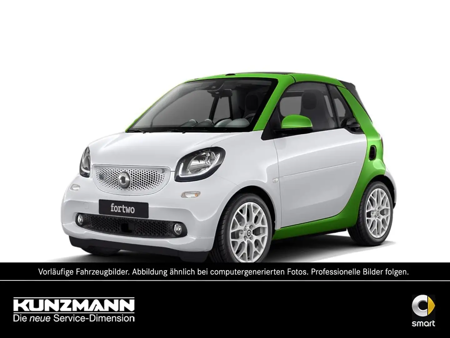 smart forTwo cabrio electric drive passion Cool&Media Weiß - 1